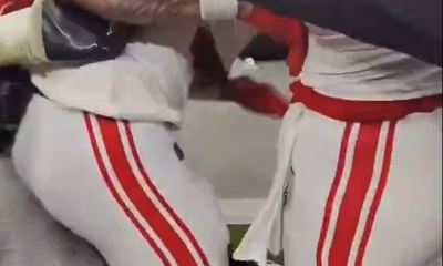 New York Giants star tries to stamp on Las Vegas Raiders man’s head in astonishing fight