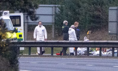 Driver ‘in his 60s’ shot dead by armed police after car crash had ‘pointed handgun at girl before running through housing estate’