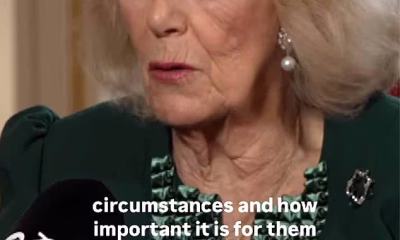 Queen Camilla chilling reveals having to ‘fight off’ sex attacker on train as a teenager and says the incident left her ‘furious’ in moving broadcast with BBC racing commentator John Hunt