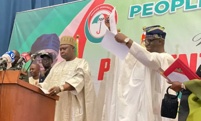 PDP Presents Certificate Of Return To Ekiti Gov Candidate