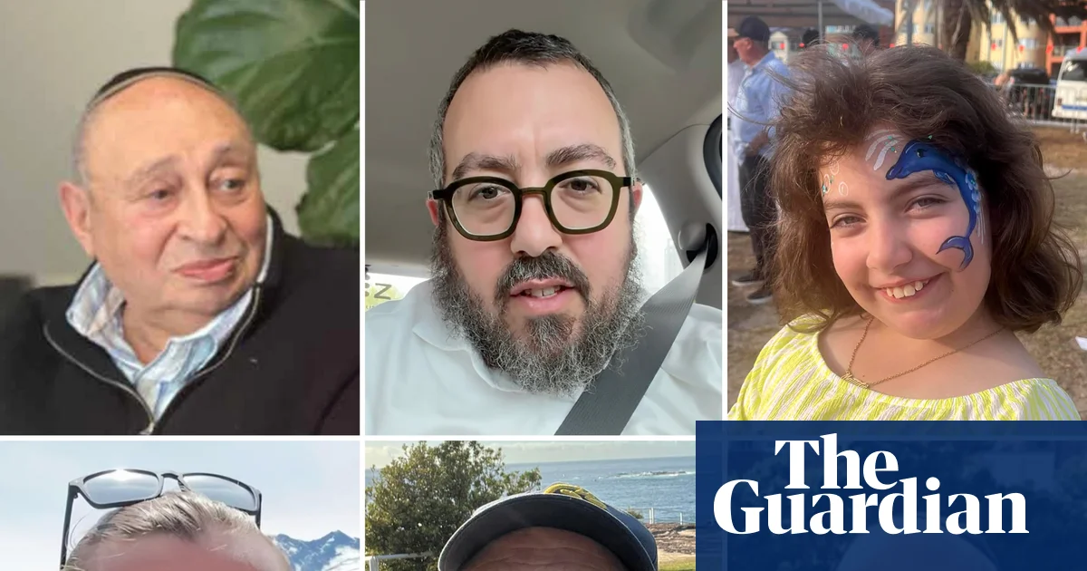 Holocaust survivor, London-born rabbi and 10-year-old girl among victims of Bondi beach terror attack | Bondi beach terror attack