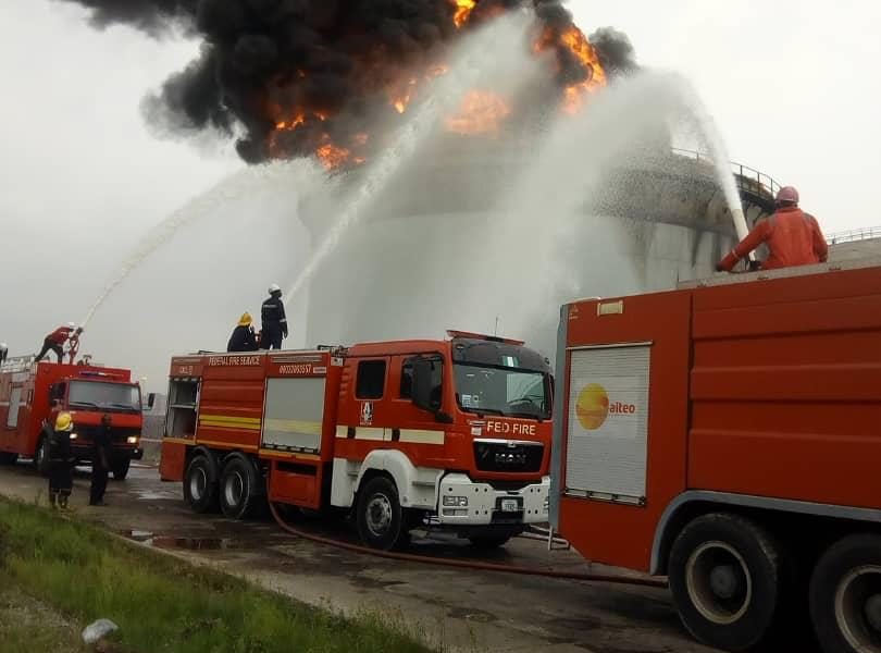 Fire guts storey building in Ibadan