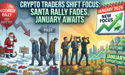 Crypto traders shift focus to January after Fed rate cut failed to spark Santa rally