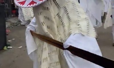 Sanwo Olu Arrives Venue Of Eyo Festival  In Lagos