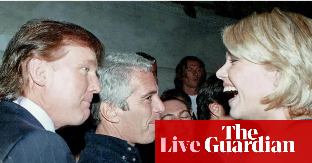 Democrats publish more photos from Jeffrey Epstein estate, including of Donald Trump, Bill Clinton and former prince Andrew – live | US politics