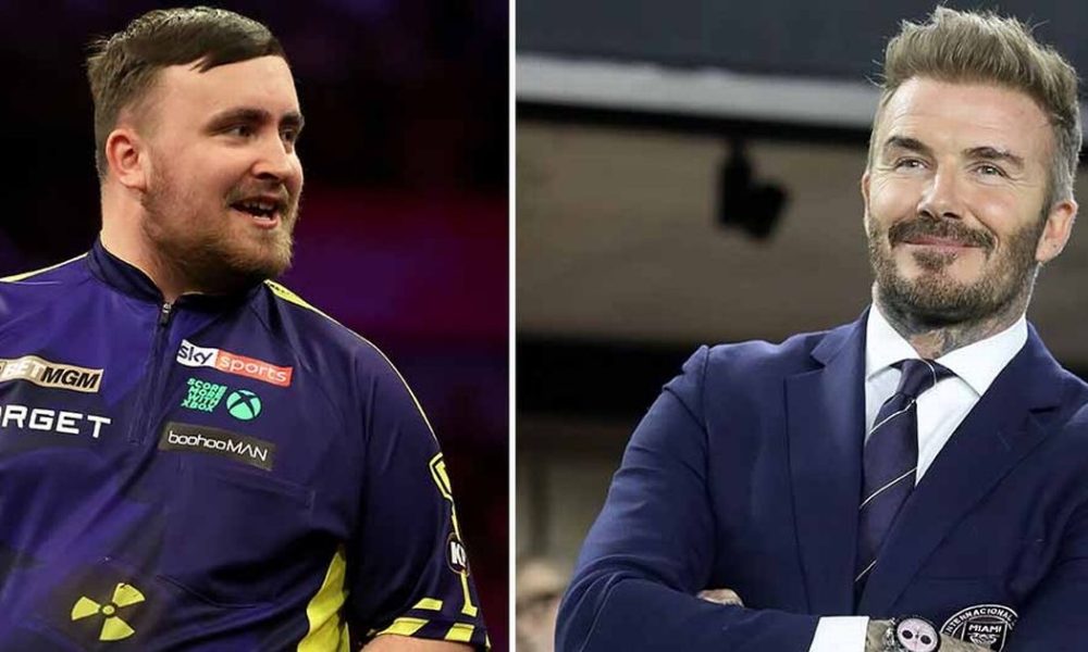 David Beckham’s private three-word message to Luke Littler that showed his true colours