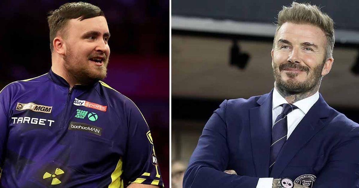 David Beckham’s private three-word message to Luke Littler that showed his true colours