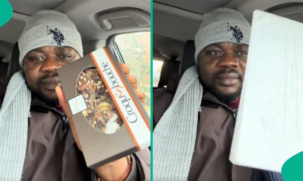 Man Expecting Big Christmas Bonus Displays Items Canada Company Gave Him, Generates Buzz Online