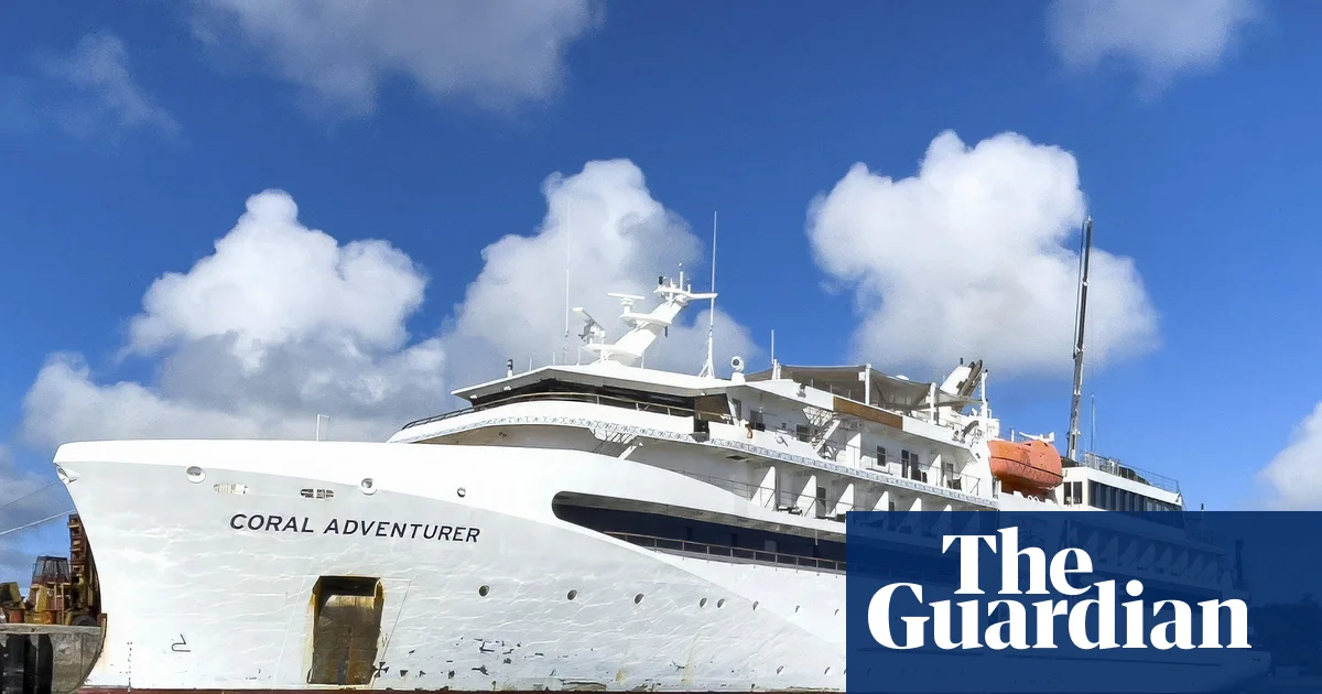 Australian cruise ship investigated after leaving passenger behind runs aground off PNG with 120 people on board | Papua New Guinea