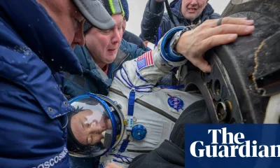 Astronauts successfully return to Earth after ISS command change – video | Space