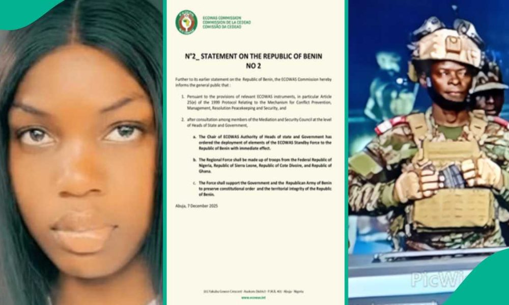 Coup in Benin: Lady Shares Why Nigeria’s Intervention in Neighboring Country Was Necessary