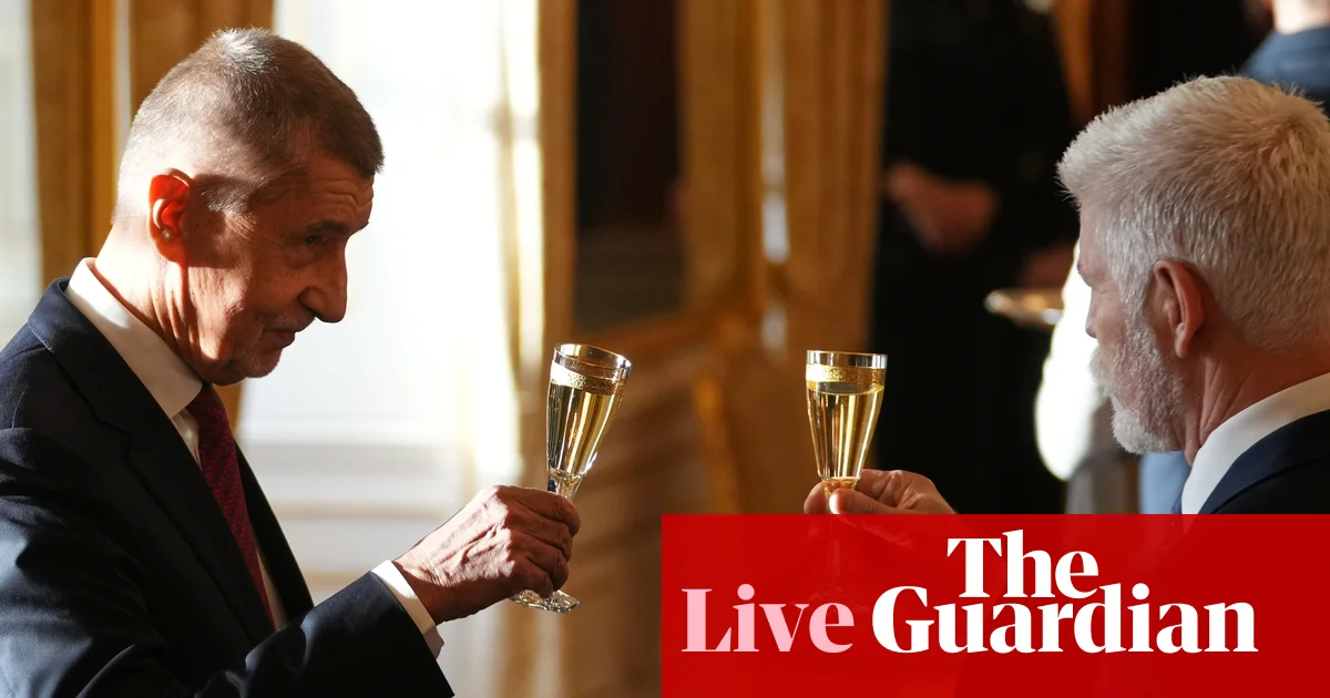 Europe live: Andrej Babiš appointed Czech PM amid worries over Ukraine stance | World news