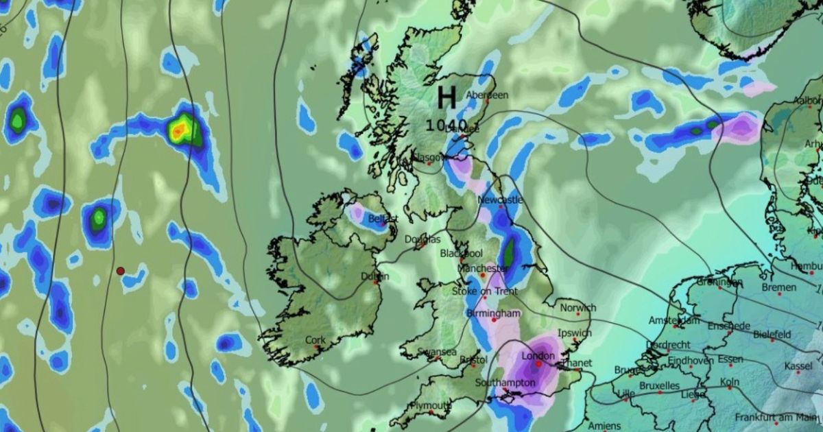 UK snow forecast maps show London among major cities facing several centimetres