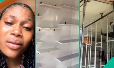 Lady in Tears as Theives Break Into New Shop Weeks after Taking Loan to Launch It: “Cruel World”