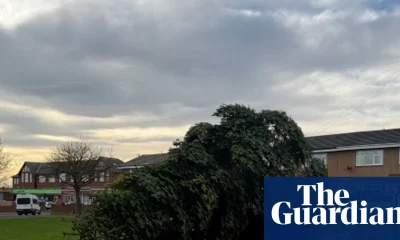 Two men arrested after Christmas tree in Durham village chopped down | UK news
