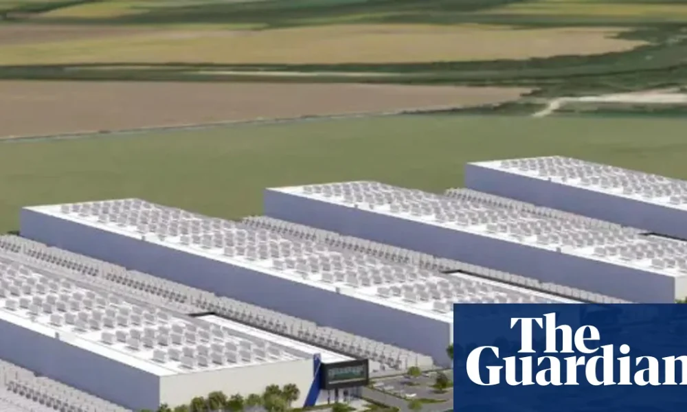 Water levels across the Great Lakes are falling – just as US data centers move in | Technology