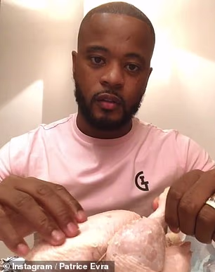 DON’T prepare your Christmas chicken like this! Patrice Evra shocked the sporting world with his ‘sexy raw chicken’ video seven years ago – and Man United legend still regrets bizarre antics