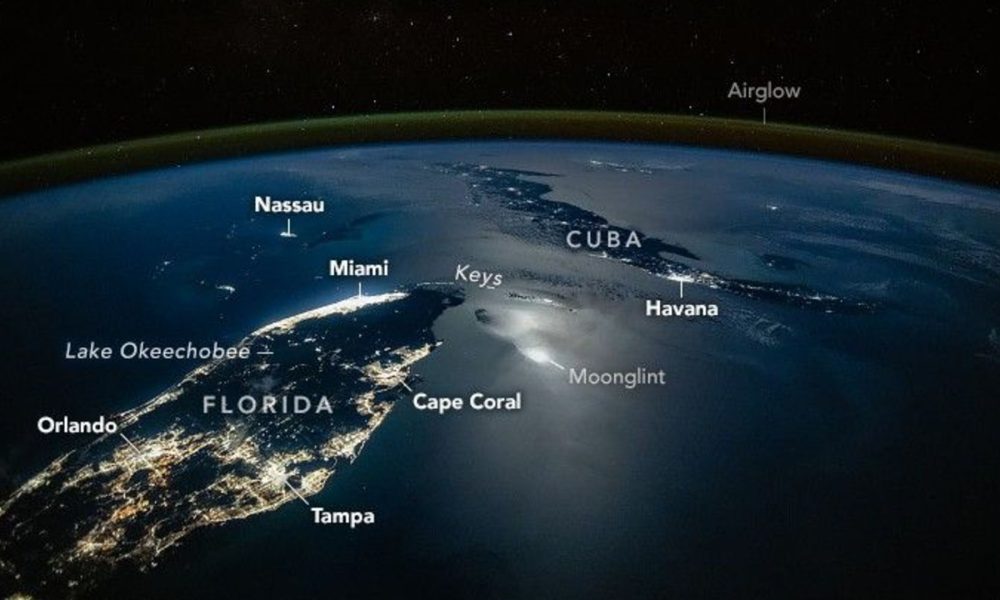 ISS astronaut snaps stunning nighttime photo of Florida and Cuba photo of the day for Dec. 29, 2025