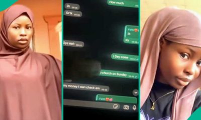 Lady Displays Her Brother’s WhatsApp Chat With Young Girl Who Requested for N1k, People React