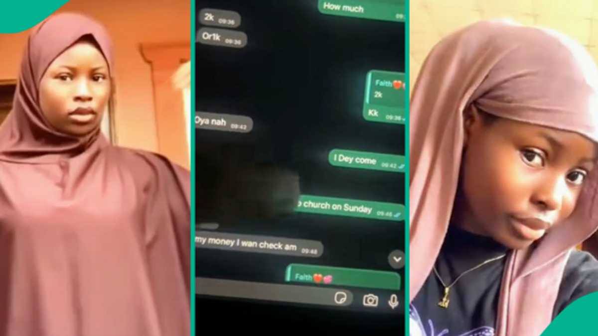 Lady Displays Her Brother’s WhatsApp Chat With Young Girl Who Requested for N1k, People React