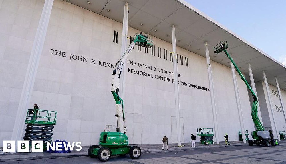 Lawmaker sues to remove Trump’s name from Kennedy Center
