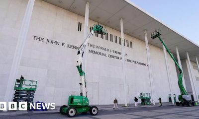 Lawmaker sues to remove Trump’s name from Kennedy Center