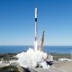 SpaceX Falcon 9 rocket launches Starlink satellites from Vandenberg in California