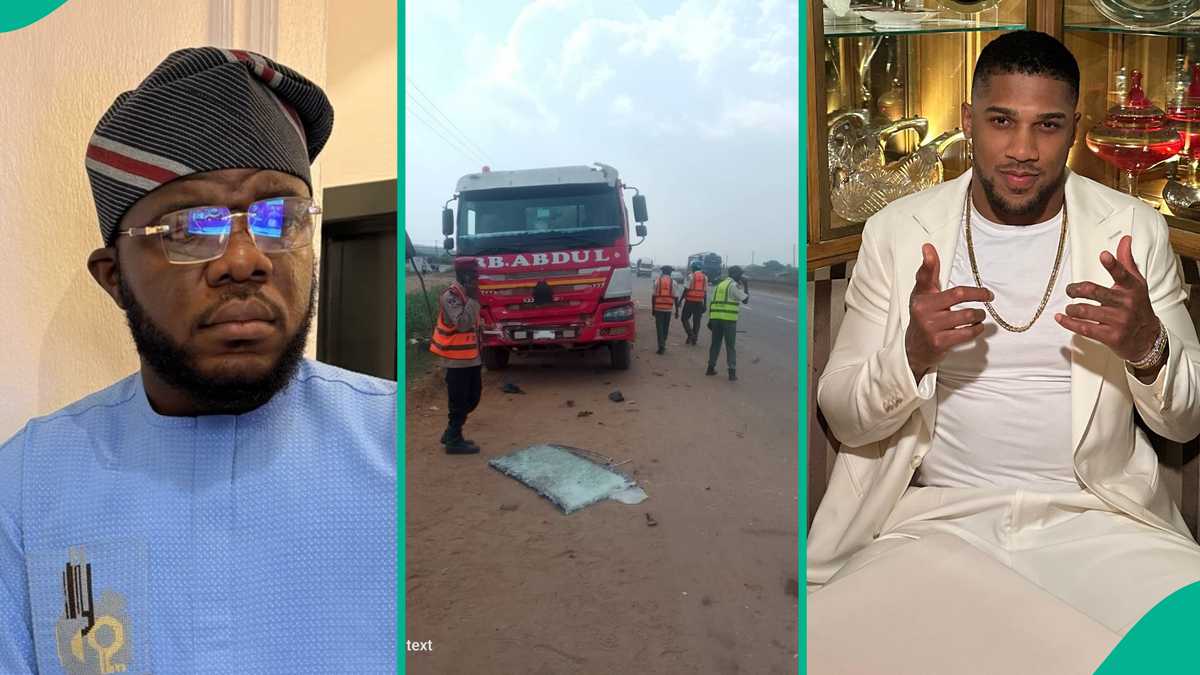 Anthony Joshua: Man Who Saw Video of Truck After Accident Shares Why Boxer’s Driver is At Fault