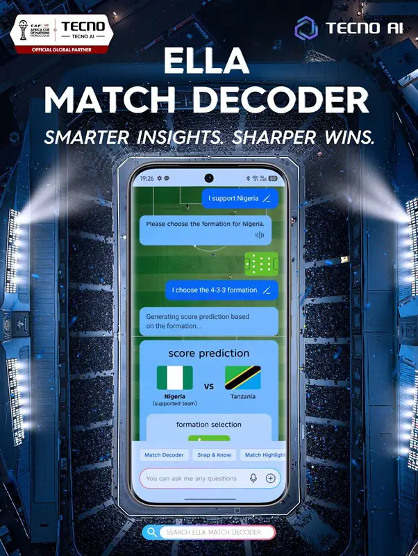 TECNO’s AFCON-Ready AI Features Reflect A New Era In Mobile Sports Viewing