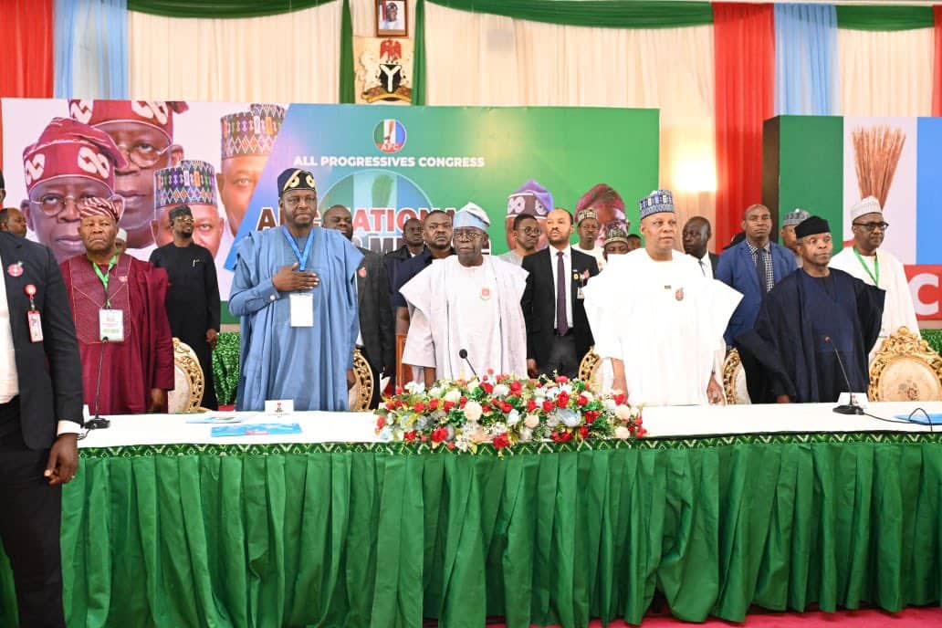 Old National Anthem Mistakenly Played At APC National Caucus Meeting