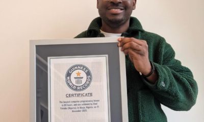Guinness World Records Confirms Nigeria’s Yakubu’s 60-hour Coding Record