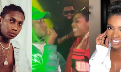 “So Disrespectful”- Bella Shmurda’s Hand Signal To Annie Idibia Stirs Reactions