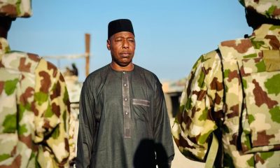 Zulum Celebrates Christmas With Soldiers In Malam Fatori