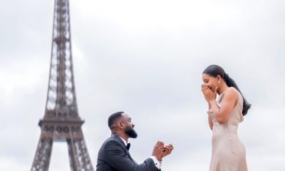 A Relative Played Cupid and It Led Chisom & Kenechi to a Sweet Proposal in Paris!b