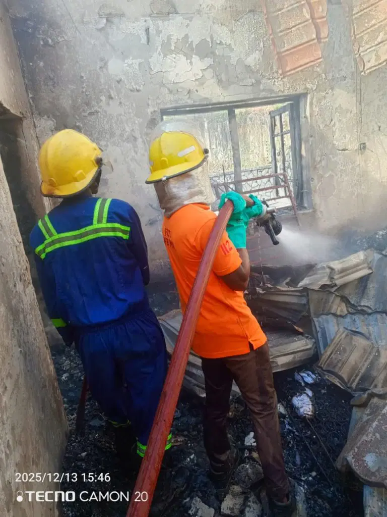 Millions lost as fire razes ex-governor’s Abuja building