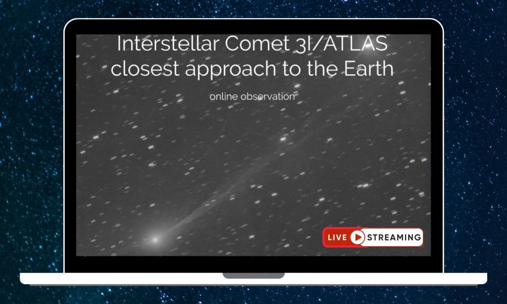 Watch interstellar comet 3I/ATLAS make its closest approach to Earth in free livestream on Dec. 18
