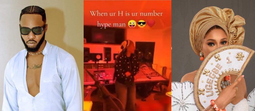 “When Your H Is Your Hype Man”- Sandra Okagbue’s Video Stirs Relationship Rumors With Flavour