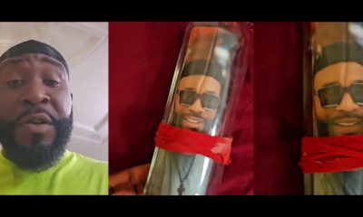 “There’s no limit to what these girls can do to get a man’s attention” — Man in shock as he sees his pictures inside bottles with red cloth