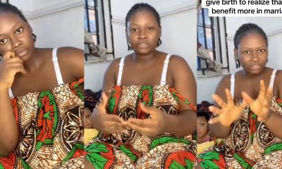 Lady stirs controversy as she opines marriage benefits men more