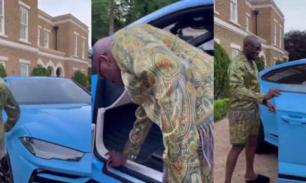 “This is a different breed” — Pastor Tobi Adegboyega says as he unwraps his new Lamborghini Urus