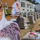 Senator Natasha distributes over 2,000 bags of rice across Kogi central