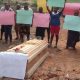 Owerri community protests with coffin over encroachment of ancestral land