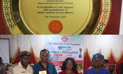 TETFund, Echono sweep SERVICOM awards as Nwobu clinches best performing nodal officer