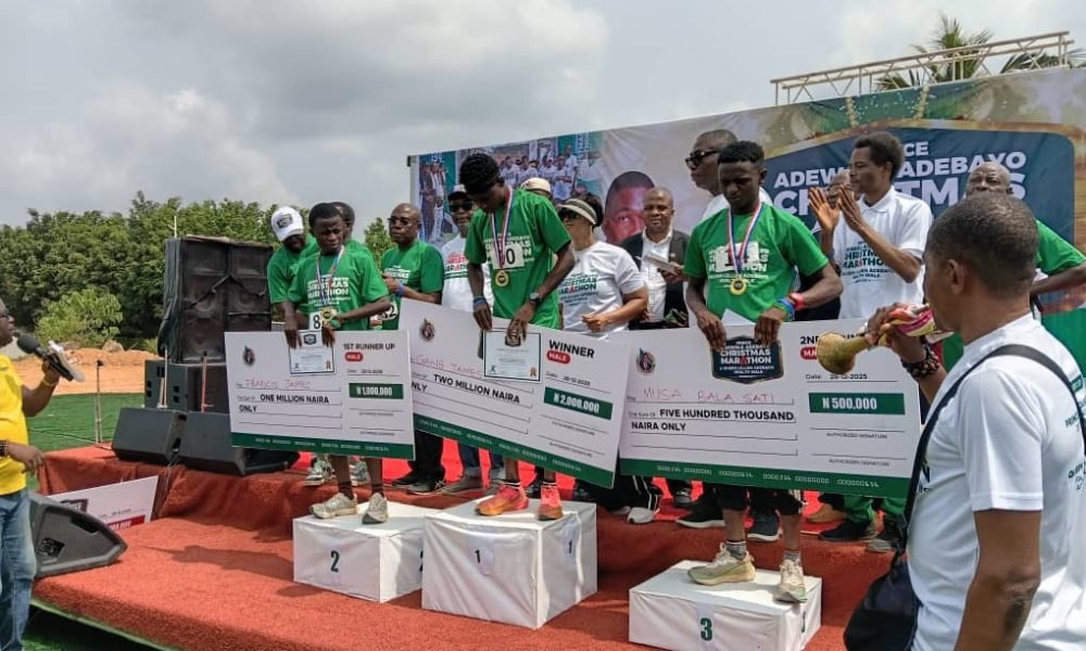 Plateau runners sweep Adebayo’s Christmas marathon