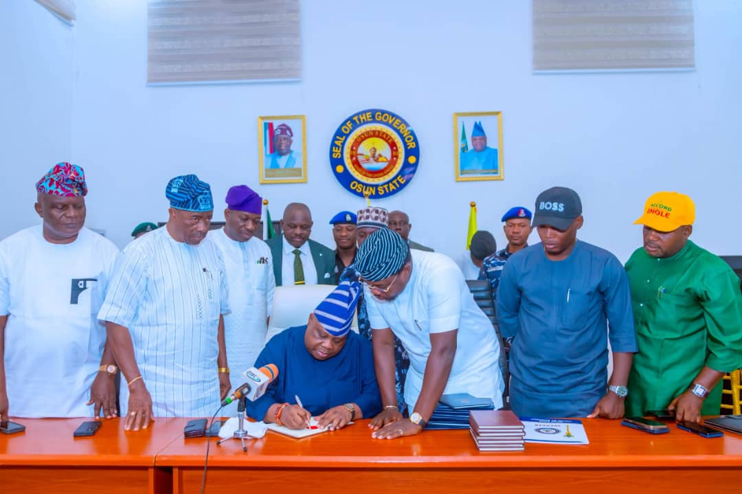 Adeleke Signs 2026 Appropriation Bill Into Law