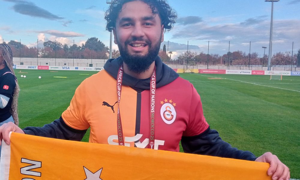 AFCON 2025: Galatasaray Fan Storms Super Eagles Training To See Osimhen