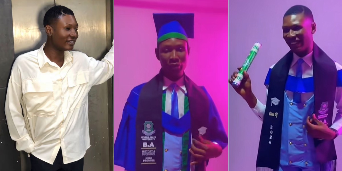 “They expected first class” – Man who graduated with 2:1 cries out as family refuses to attend convocation
