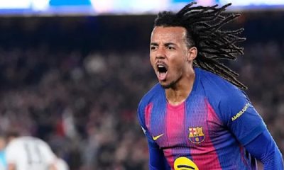 UCL: Kounde double gives Barcelona victory at Nou Camp