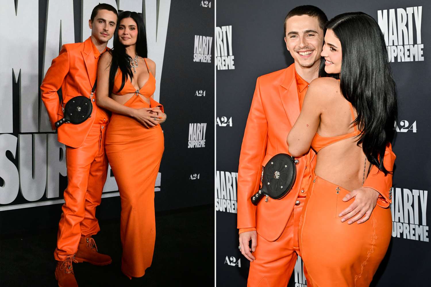 Kylie Jenner Twins with Timothée Chalamet in Matching Outfits at ‘Marty Supreme’ Premiere