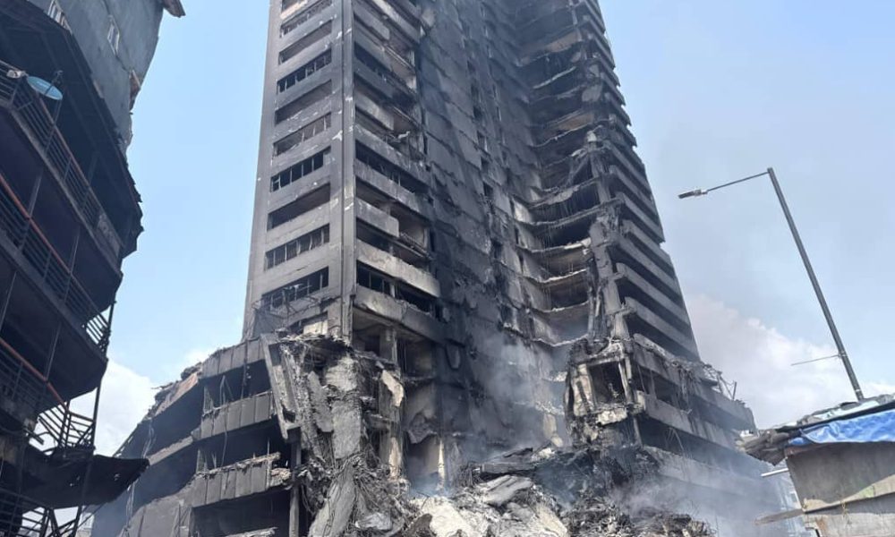 Death toll rises to five as Lagos Island inferno rages days after outbreak